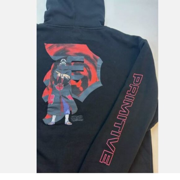 Primitive Skateboarding Naruto Shippuden Men's KAKUZU Hoodie Size XL Black New - Picture 12 of 13